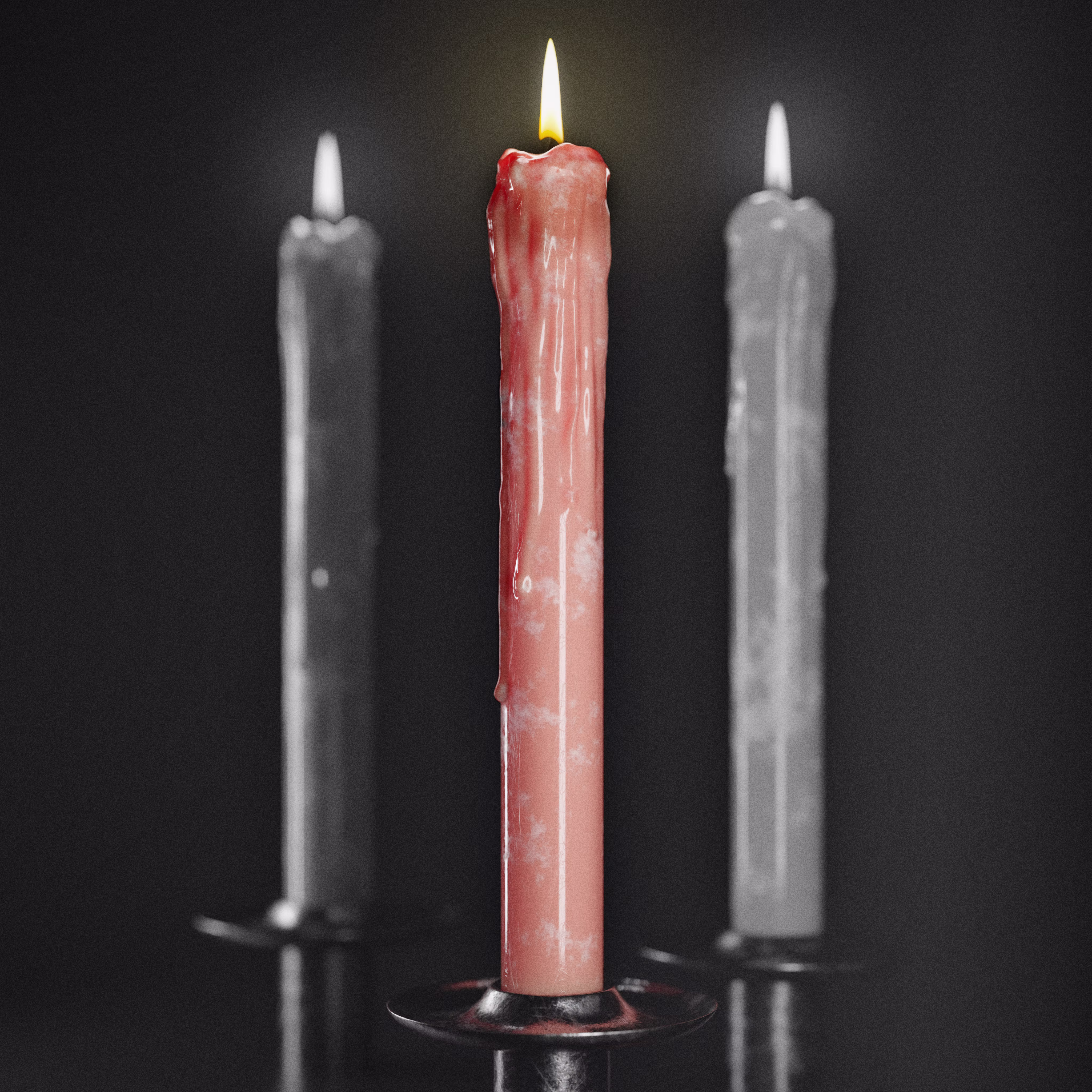 Three candles